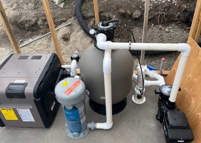 Empire Pool & Patio installing pump system